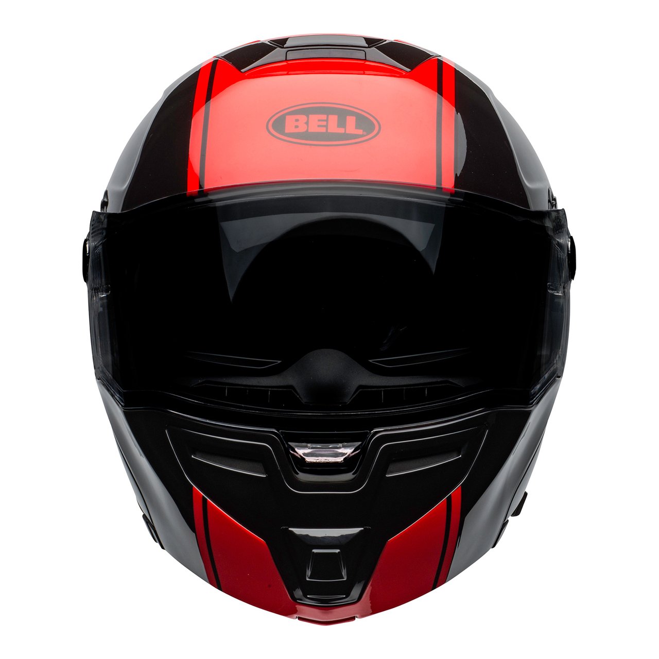 Bell Street SRT Modular Adult Helmet (Ribbon Black/Red) - MC-Hub