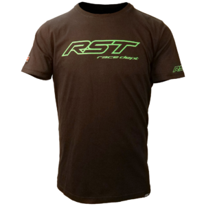 RST Race Dept Logo Mens T-Shirt Black/Flo-Yellow/Flo-Green