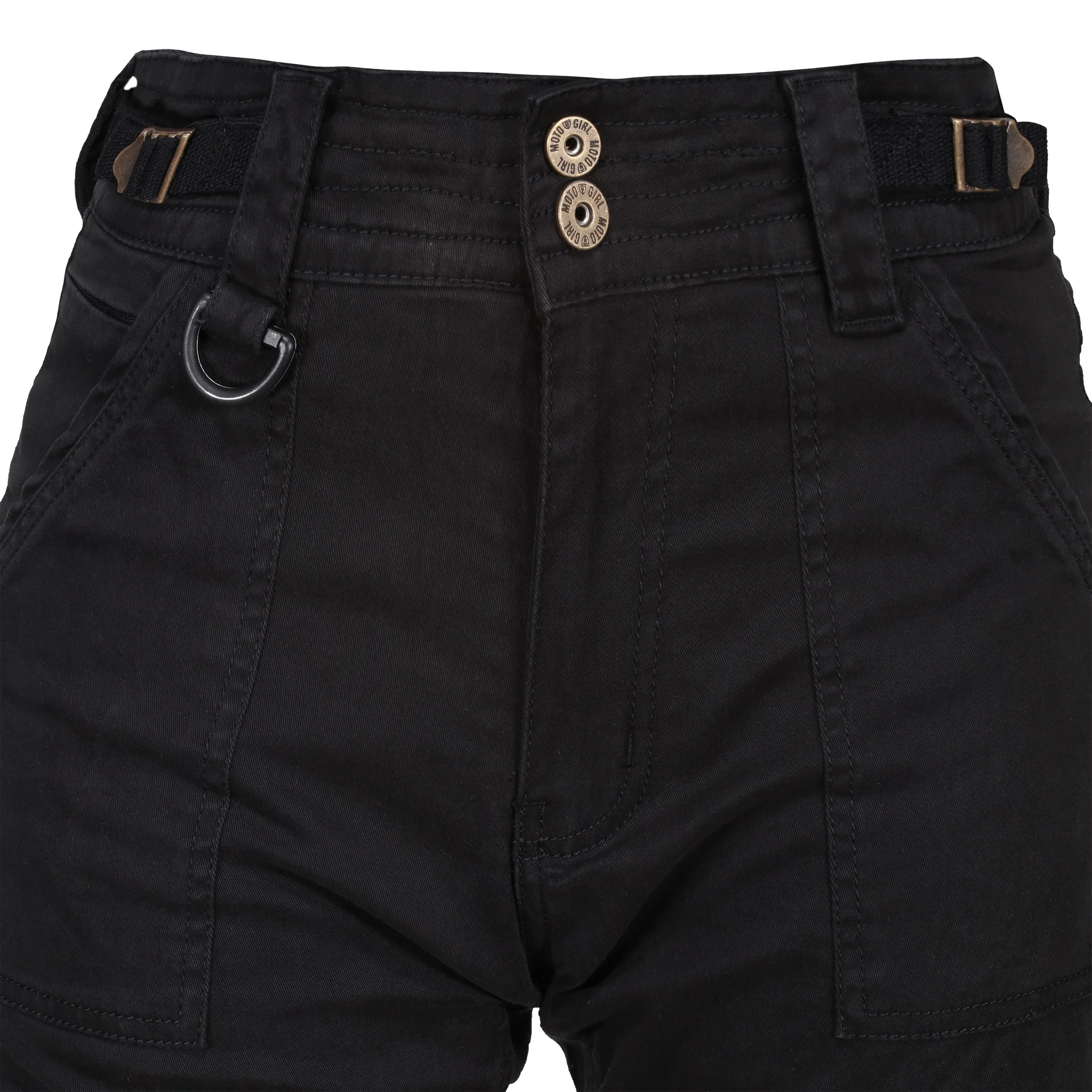 MotoBull Ryan Cargo Trousers (Black)