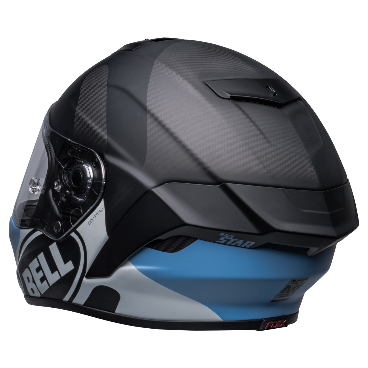 Bell Street 2023 Race Star Flex DLX Adult Helmet (Hello Cousteau Algae  Matte Black/Blue) - MC-Hub