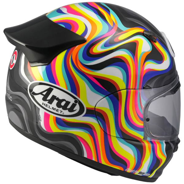 Arai Quantic Swirl White