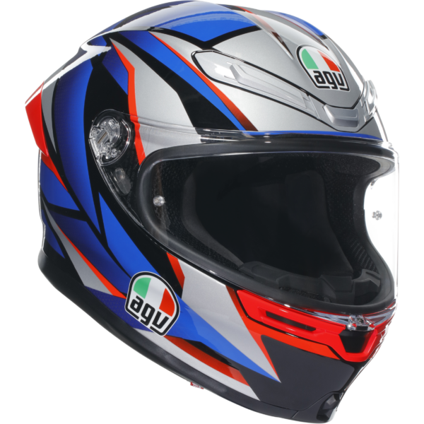 AGV K6-S Slashcut - Black/Blue/Red