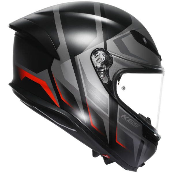 AGV K6-S Karve - Matt Black/Grey/Red - Image 3