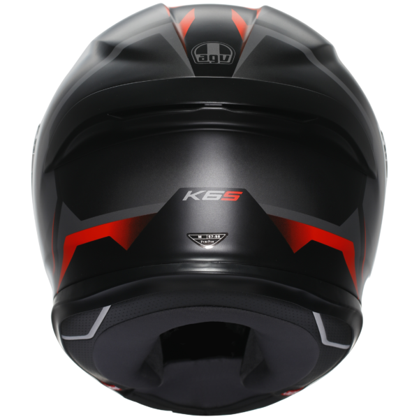 AGV K6-S Karve - Black/Grey/Red - Image 5