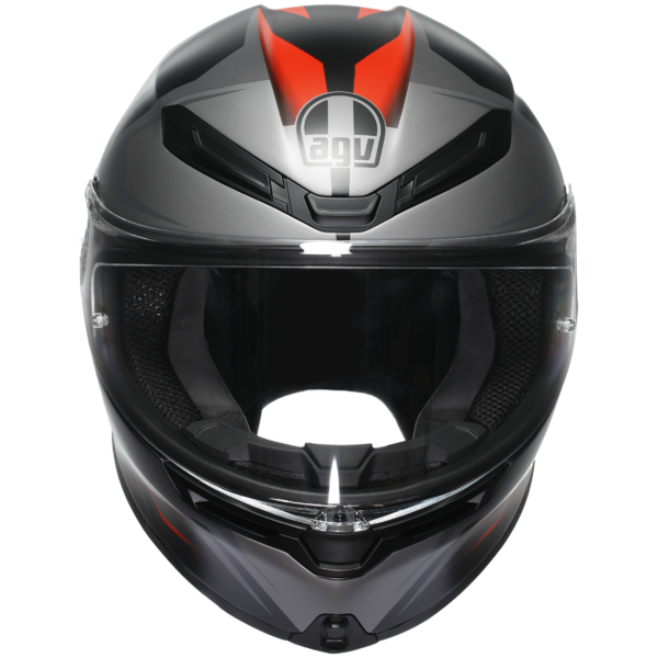 AGV K6-S Karve - Matt Black/Grey/Red - Image 2