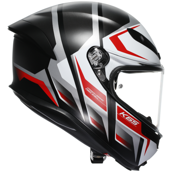 AGV K6-S Karve - Black/White/Red - Image 3