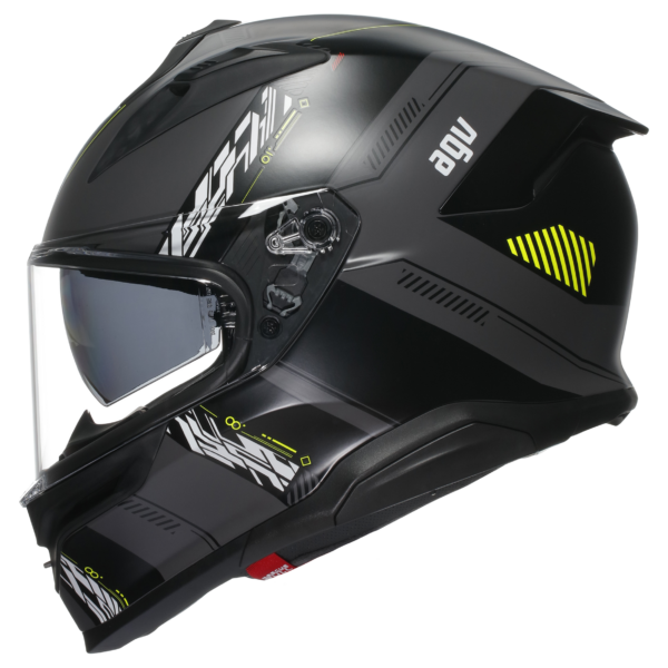 AGV K7 Kyber - Matt Grey/Yellow Fluo - Image 4