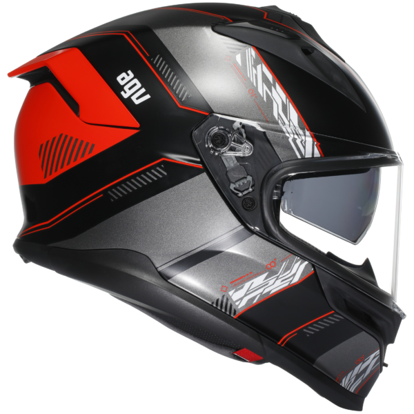 AGV K7 Kyber - Black/Red - Image 3