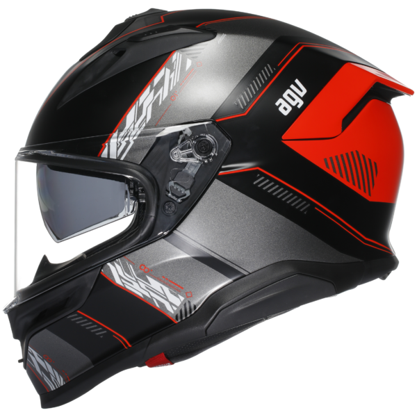 AGV K7 Kyber - Black/Red - Image 4