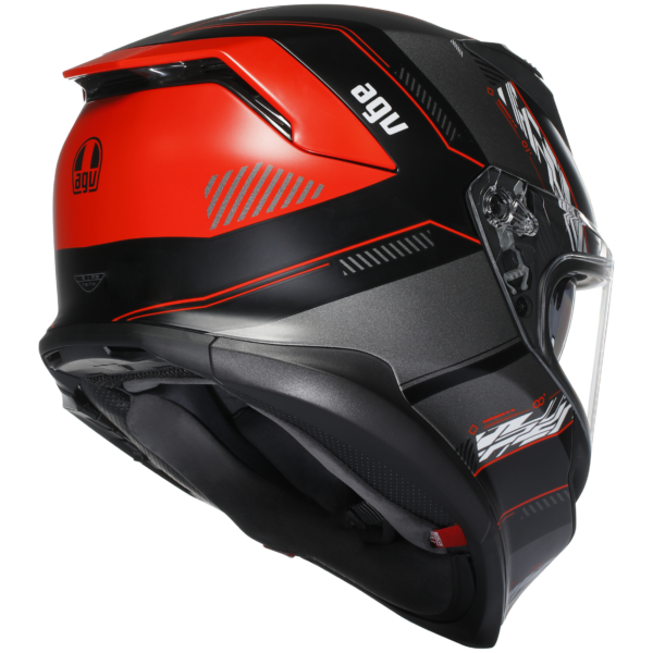 AGV K7 Kyber - Black/Red - Image 6