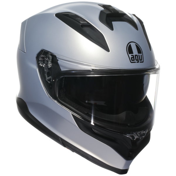 AGV K7 Solid Mono - Matt Prisma Silver