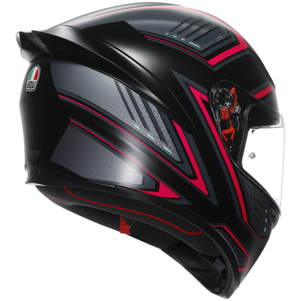 AGV K1-S Sling - Matt Black/Pink - Image 6