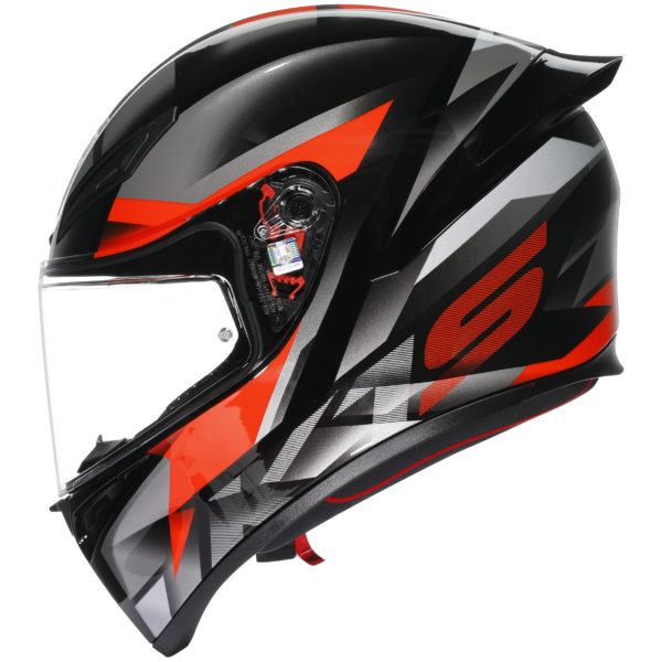 AGV K1-S Fastlap - Black/Grey/Red - Image 4