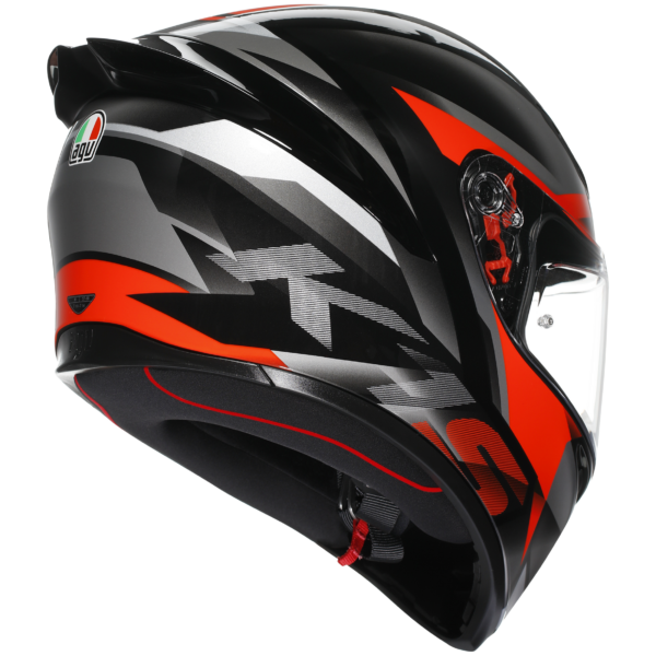 AGV K1-S Fastlap - Black/Grey/Red - Image 6