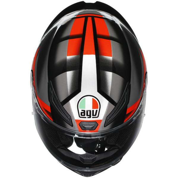 AGV K1-S Fastlap - Black/Grey/Red - Image 7