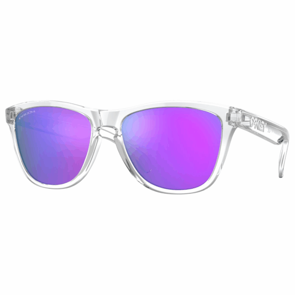 Oakley Frogskins (polished clear/prizm violet) - Image 2