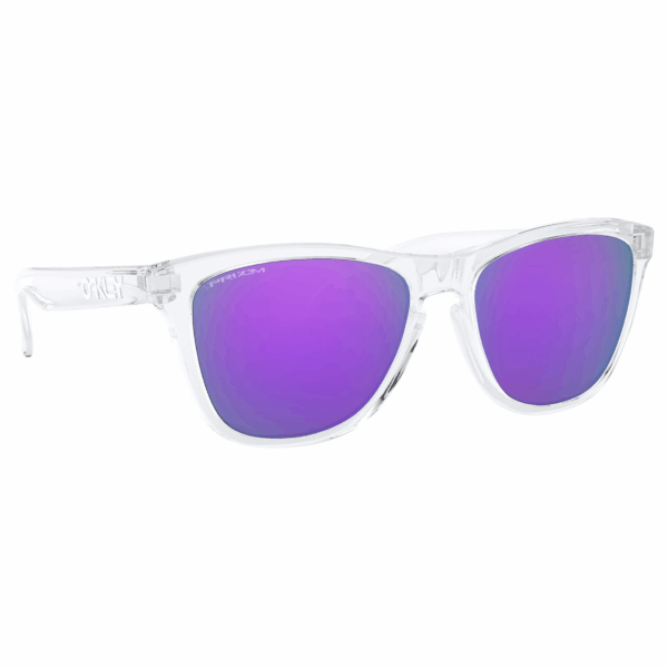 Oakley Frogskins (polished clear/prizm violet) - Image 3