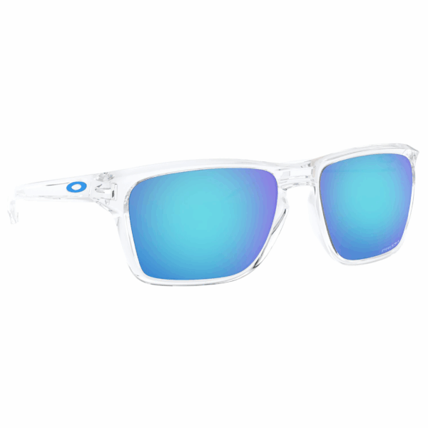 Oakley Sylas Sunglasses (polished clear/prizm sapphire lense) - Image 3