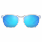 Oakley Manorburn Sunglasses (polished clear/prizm sapphire lense)