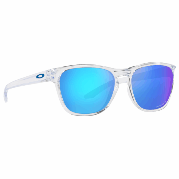 Oakley Manorburn Sunglasses (polished clear/prizm sapphire lense) - Image 3