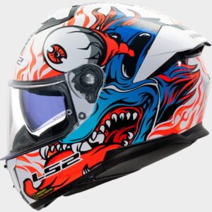 LS2 FF808 Stream II Inferno White/Blue