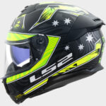LS2 FF808 Stream II Galdam Black H-Vis Yellow