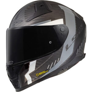 LS2 FF811 Vector II Carbon Grid Matt Black Grey