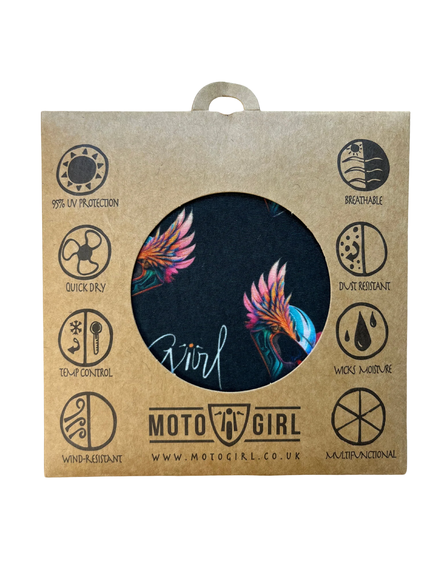 MotoGirl Wings Neck Tube - Image 2
