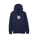 Fox Head Pullover Hoodie (Midnight Blue)