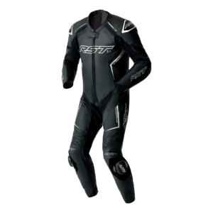 RST S1 D3O Leather Suit Black & Black/White
