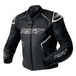 RST S1 D3O Leather Jacket Black & Black/White