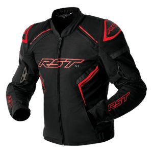 RST S1 D3O Textile Jacket Flo-Green, Flo-Yellow & Red
