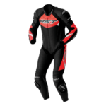 RST Tractech Evo D3O Leather Suit Flo/Red & Blue