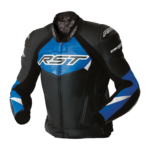 RST Tractech Evo D3O Leather Jacket Flo red/Black & Blue/Black