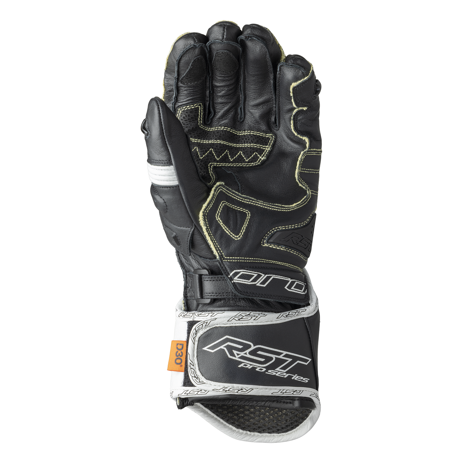 RST Pro Series GP D3O Gloves Black & Black/White - Image 4